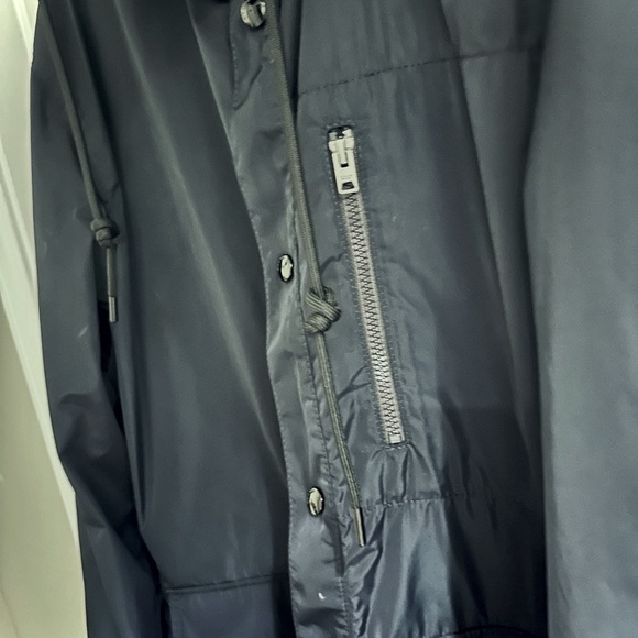 Men’s Coach raincoat XL Navy excellent condition - Picture 9 of 13